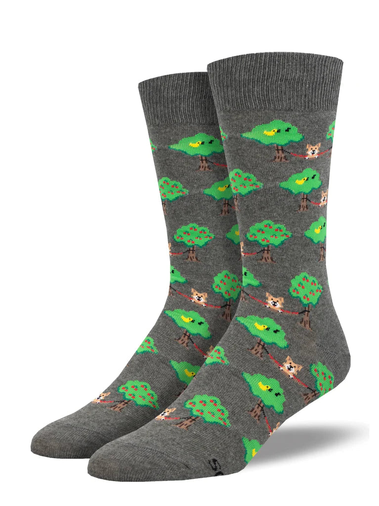 Lounge Dogs Crew Socks | Men&