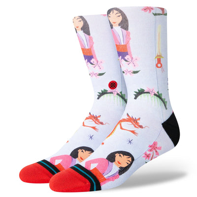 Mulan By Estee Crew Socks | Women's - Knock Your Socks Off