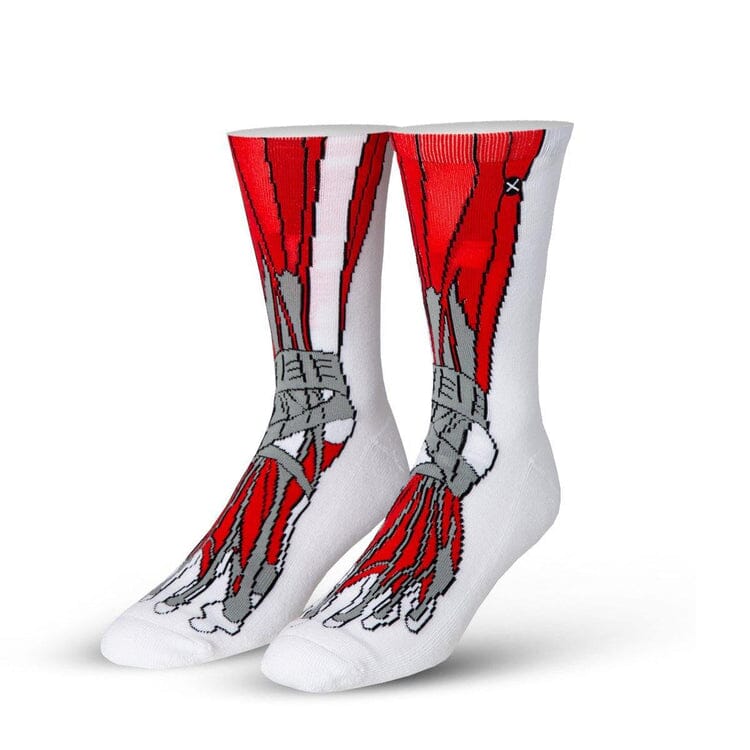 Muscle Feet Crew Socks | Men's - Knock Your Socks Off