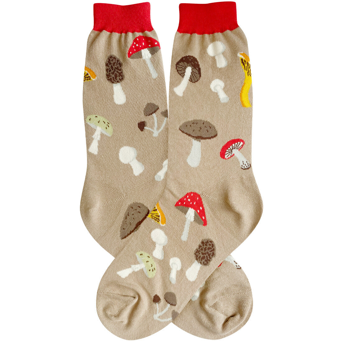 Mushroom Fungi Crew Socks | Women's - Knock Your Socks Off