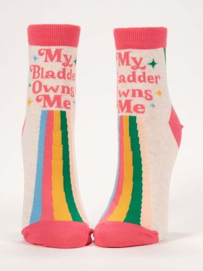 My Bladder Owns Me Ankle Socks | Women's - Knock Your Socks Off