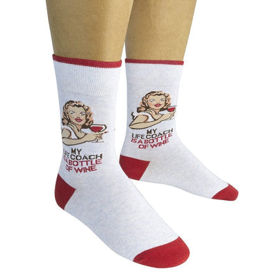 My Life Coach Crew Socks | Unisex - Knock Your Socks Off