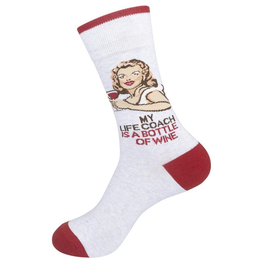 My Life Coach Crew Socks | Unisex - Knock Your Socks Off