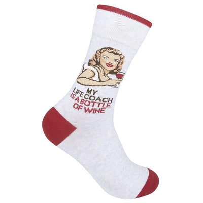 My Life Coach Crew Socks | Unisex - Knock Your Socks Off