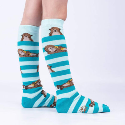 My Otter Foot Youth Knee High Socks | Kids' - Knock Your Socks Off