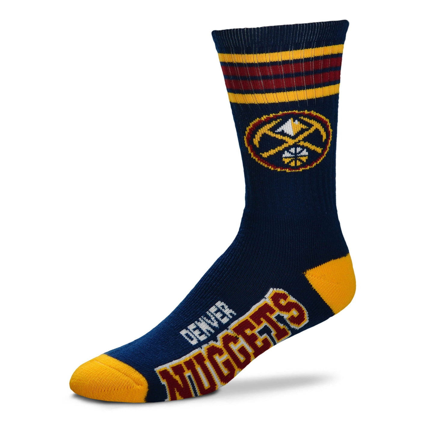 NBA: Denver Nuggets Crew Socks | Men's - Knock Your Socks Off
