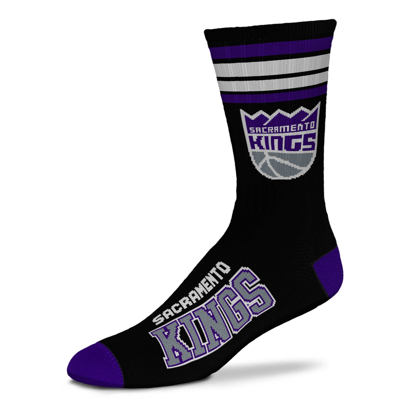 NBA: Sacramento Kings Crew Socks | Men's - Knock Your Socks Off