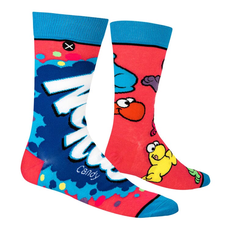 Nerds Split Crew Socks | Men's - Knock Your Socks Off