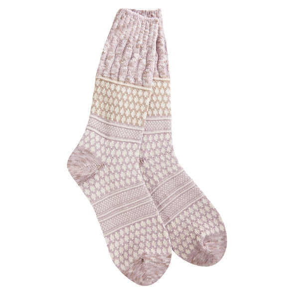 Nirvana Multi Weekend Gallery Textured Crew Socks | Women's - Knock Your Socks Off