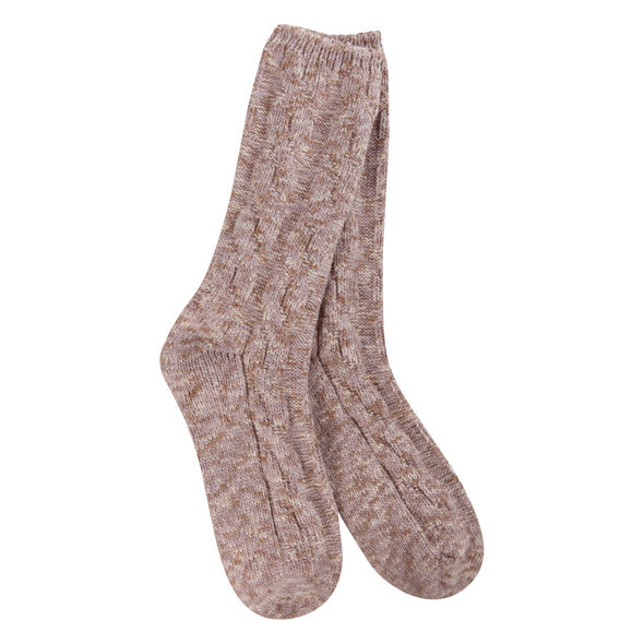 Nirvana Weekend Ragg Cable Crew Socks | Women's - Knock Your Socks Off