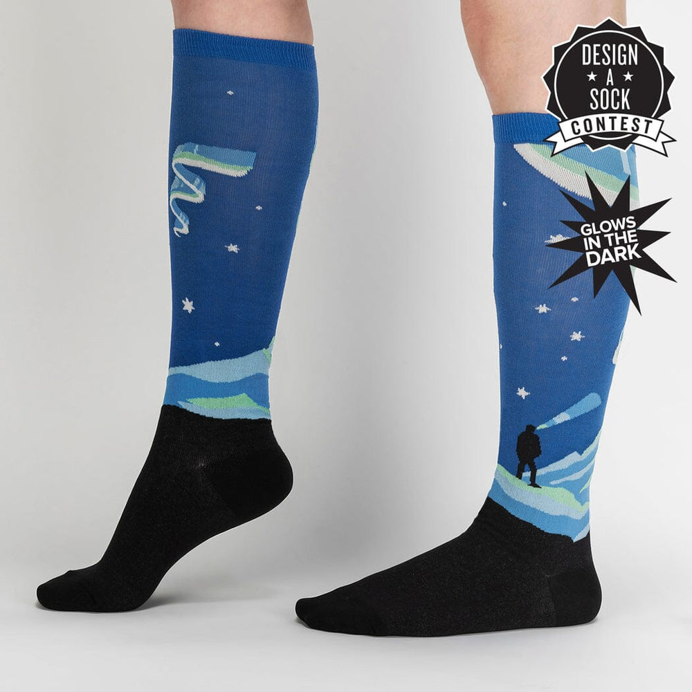 Northern Lights Knee High Socks | Women's - Knock Your Socks Off