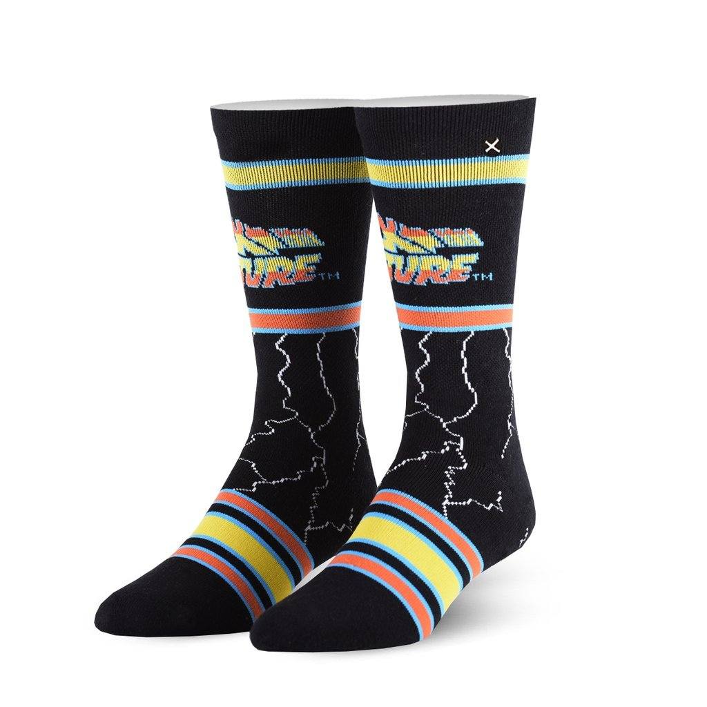 ODD SOX - Back to the Future Crew Socks | Men's - Knock Your Socks Off