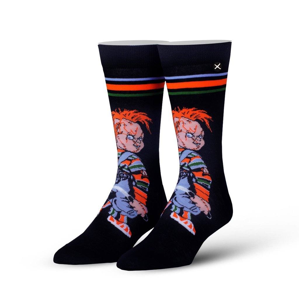 ODD SOX - Child's Play: Chucky's Back Crew Socks | Men's - Knock Your Socks Off