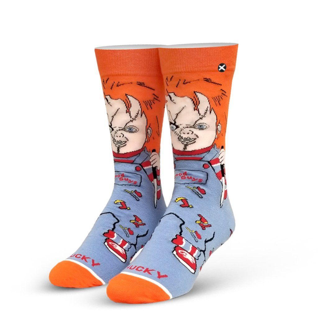 ODD SOX - Child's Play: Good Guy Crew Socks | Men's - Knock Your Socks Off