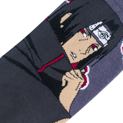 ODD SOX - Naruto: Itachi Crew Socks | Men's - Knock Your Socks Off