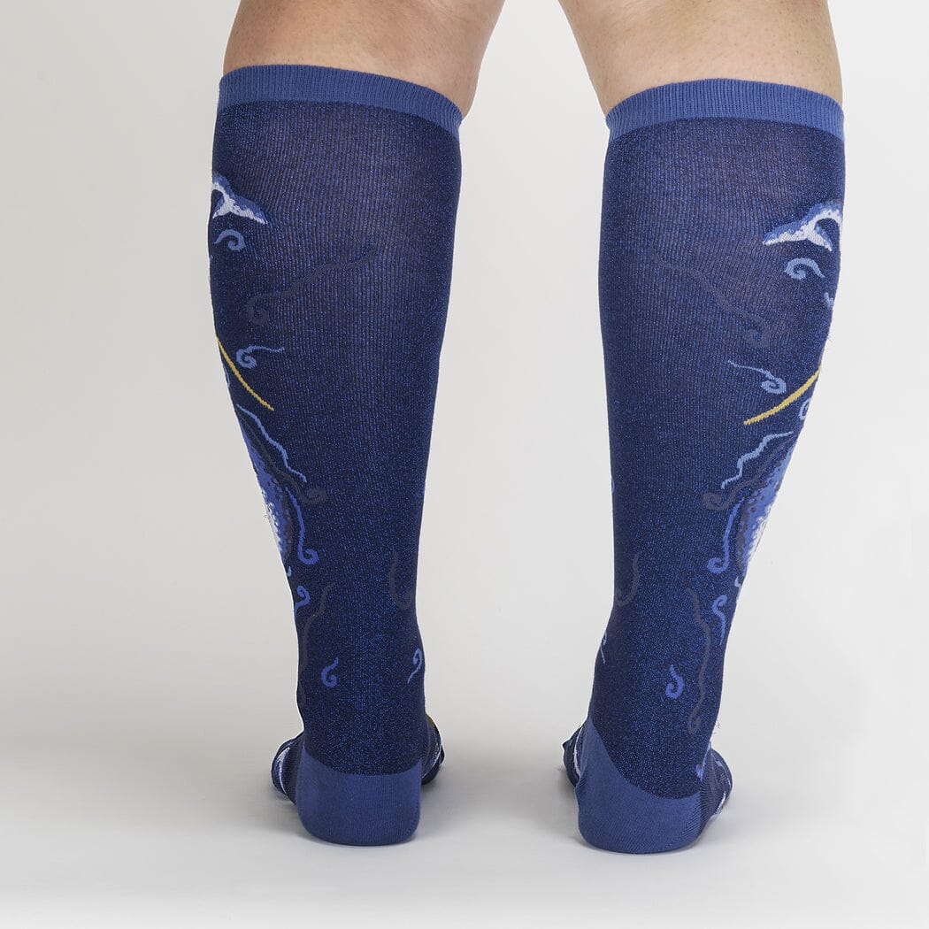 Once Upon a Narwhal Knee High Socks | Women's - Knock Your Socks Off