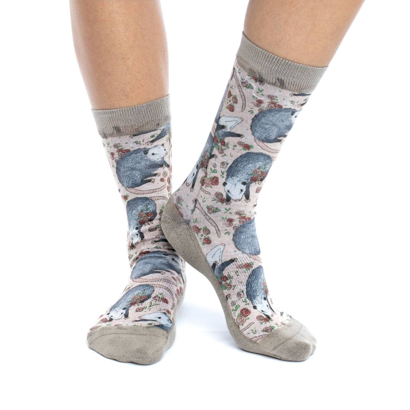 Opossum Crew Socks | Women's - Knock Your Socks Off