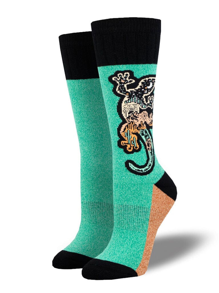 Outlands AtomicChild "Sedona Salamander" Crew Socks | Women's - Knock Your Socks Off