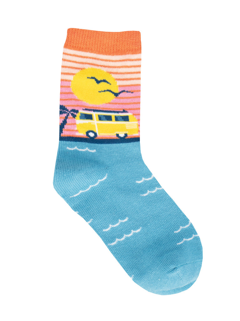 PCH Road Trip Crew Socks | Kids' - Knock Your Socks Off