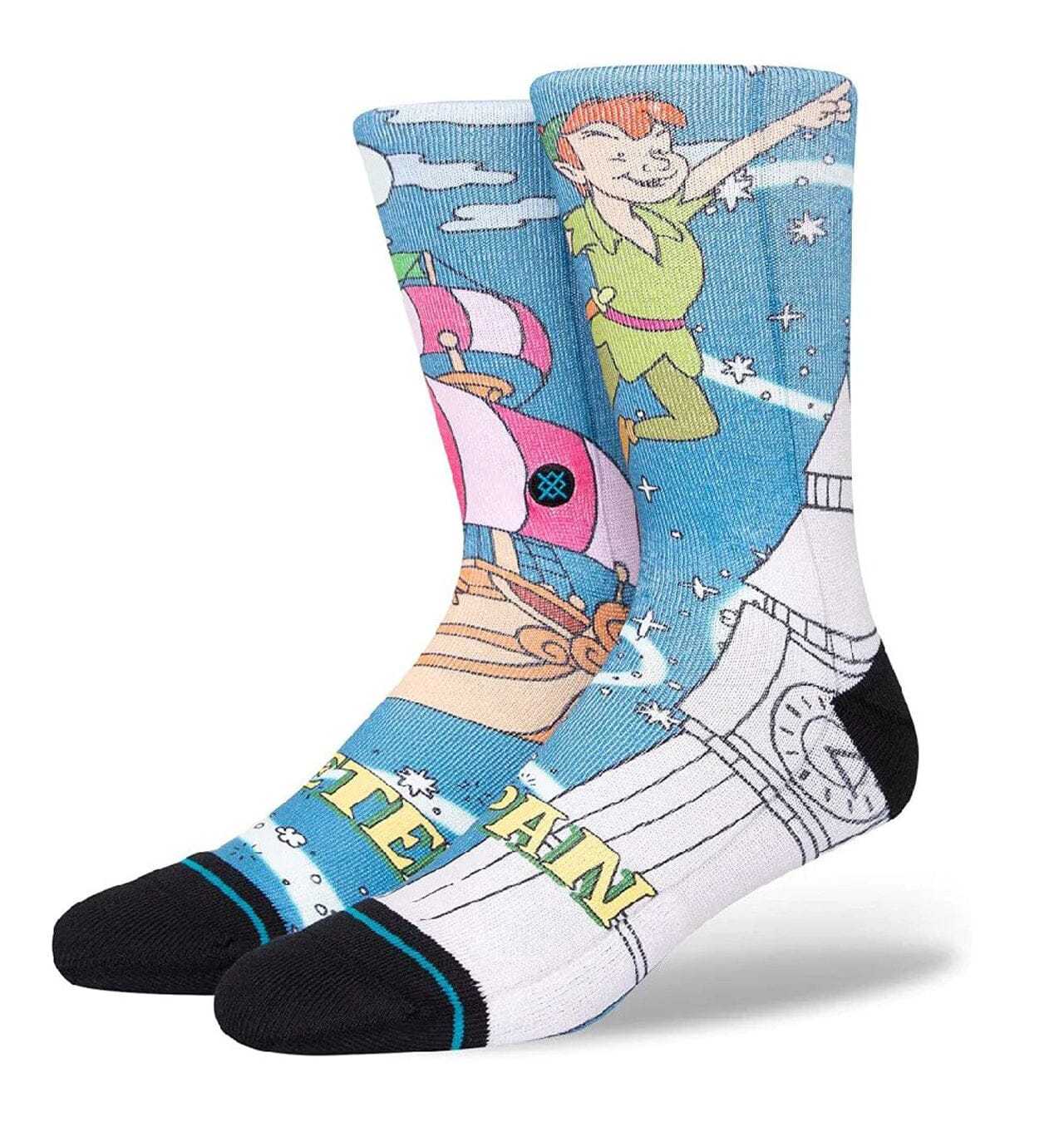 Peter Pan By Travis Crew Socks | Men's - Knock Your Socks Off