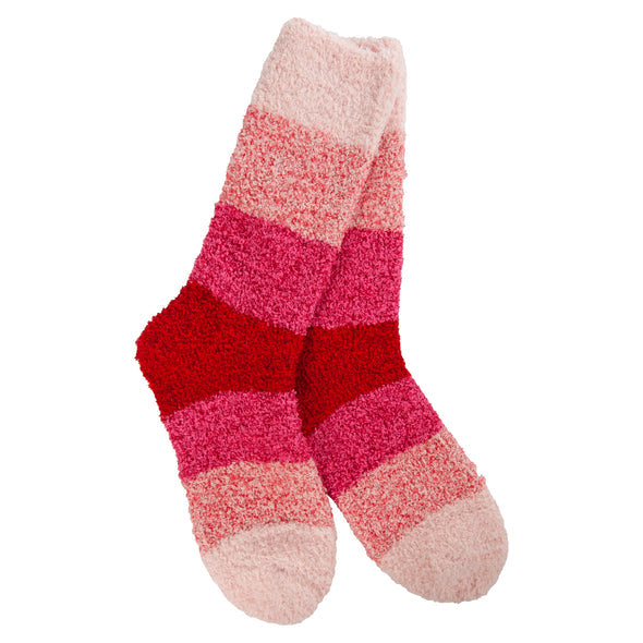 Pink Ombre Cozy Crew Socks | Women's - Knock Your Socks Off