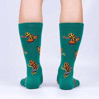 Poison Dart Frog Crew Socks | Men's - Knock Your Socks Off