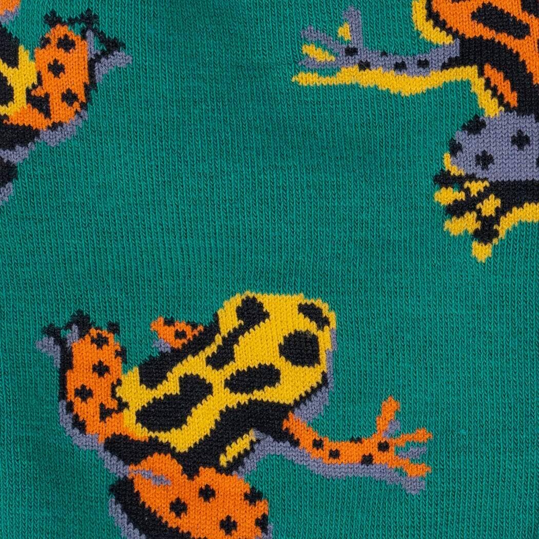 Poison Dart Frog Crew Socks | Men's - Knock Your Socks Off