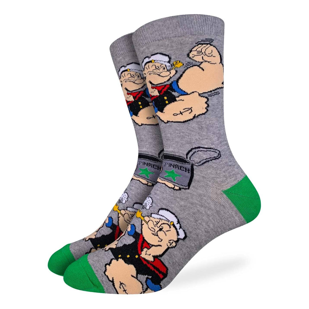 Popeye, Flexing Crew Socks | Men&