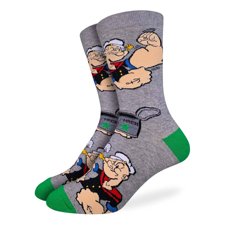 Popeye, Flexing Crew Socks | Men&