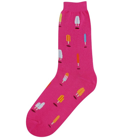 Popsicles All Over Crew Socks | Women's - Knock Your Socks Off