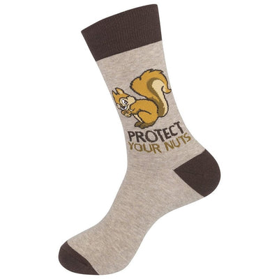 Protect Your Nuts Crew Socks | Unisex - Knock Your Socks Off