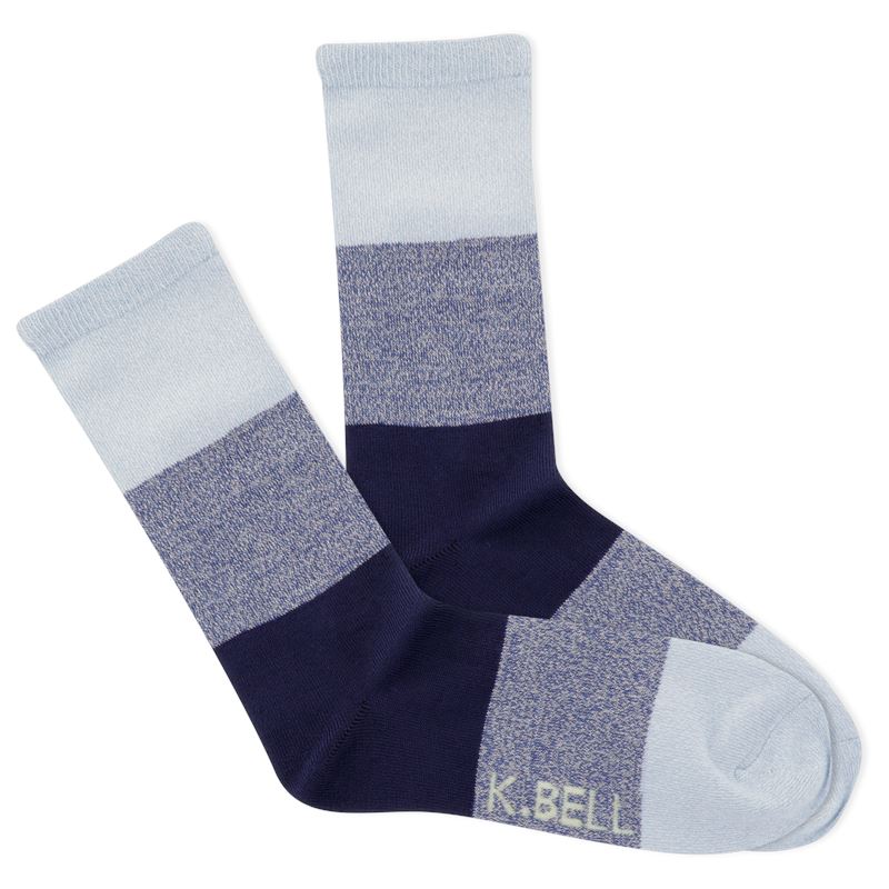 Random Feed Colorblock Crew Socks | Women's - Knock Your Socks Off