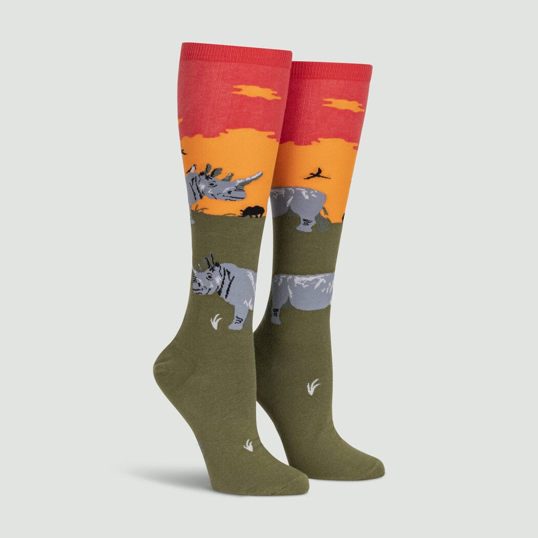 Rhino-Corn Knee High Socks | Women&