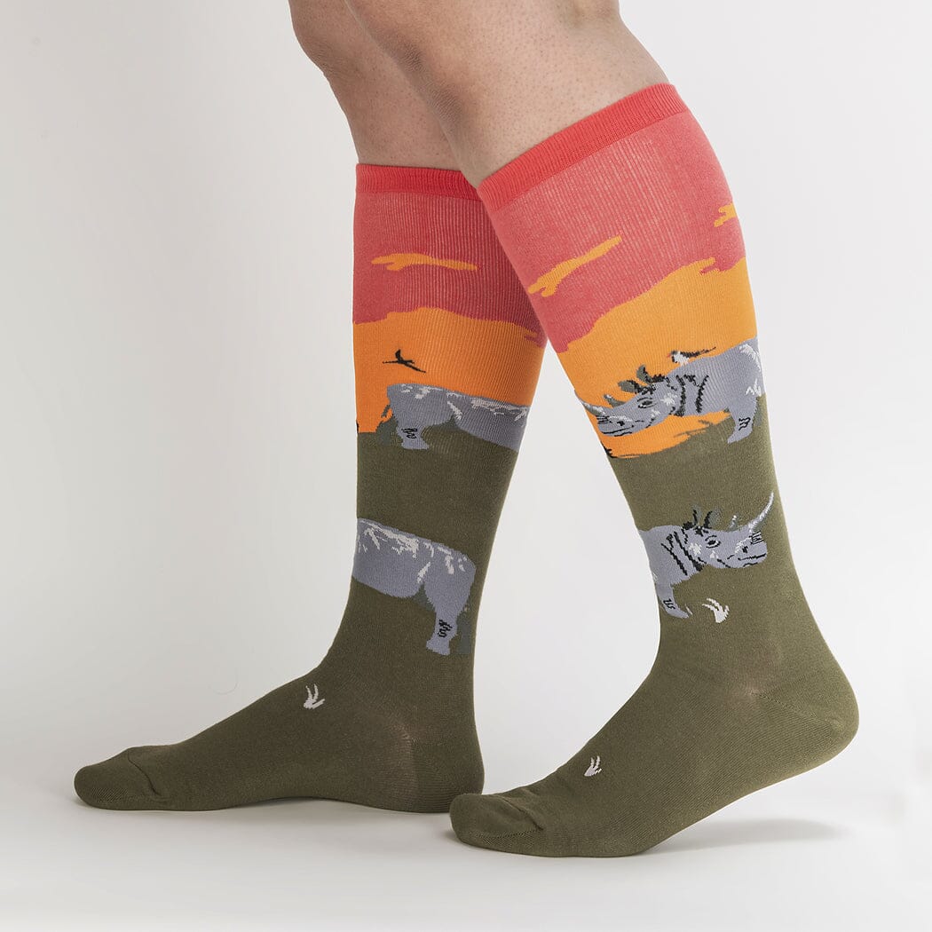 Rhino-Corn Knee High Socks | Women's - Knock Your Socks Off
