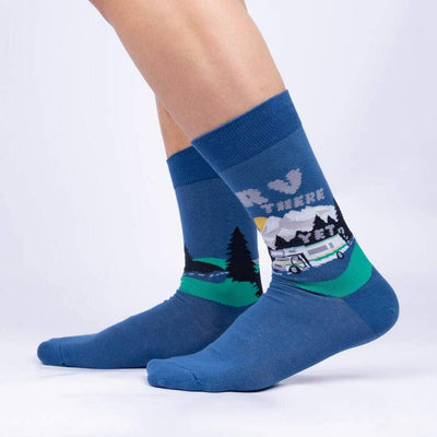 RV There Yet? Crew Socks | Men's - Knock Your Socks Off