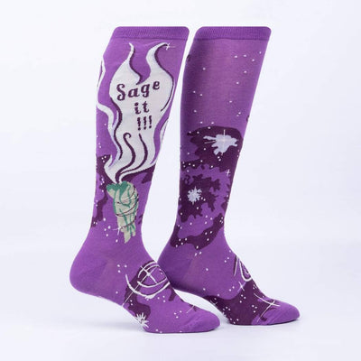 Sage It!!! Knee High Socks | Women's - Knock Your Socks Off