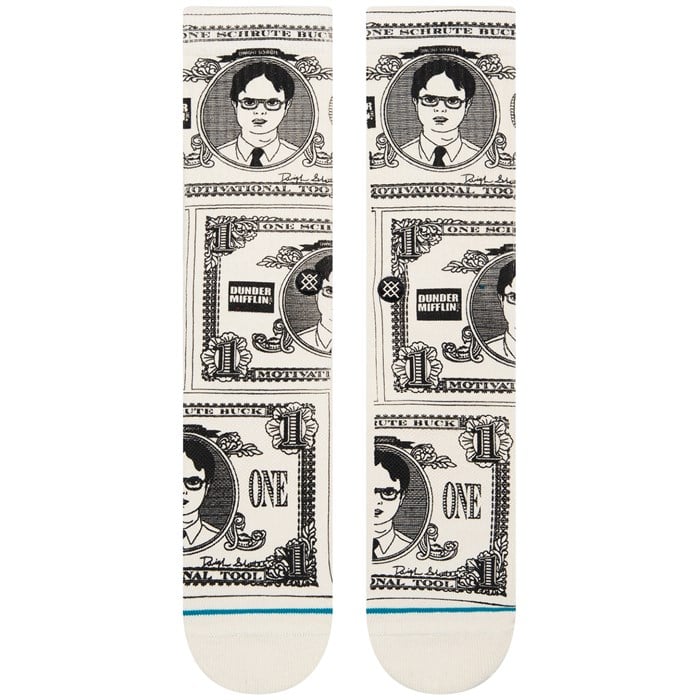 Schrute Bucks Crew Socks | Men's - Knock Your Socks Off