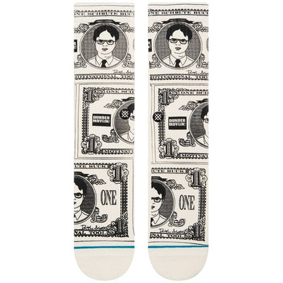 Schrute Bucks Crew Socks | Men's - Knock Your Socks Off