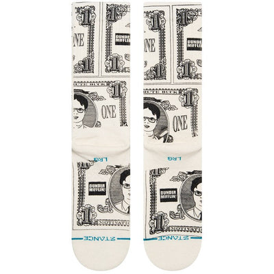 Schrute Bucks Crew Socks | Men's - Knock Your Socks Off