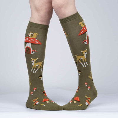 Shroom and Board Knee High Socks | Women's - Knock Your Socks Off