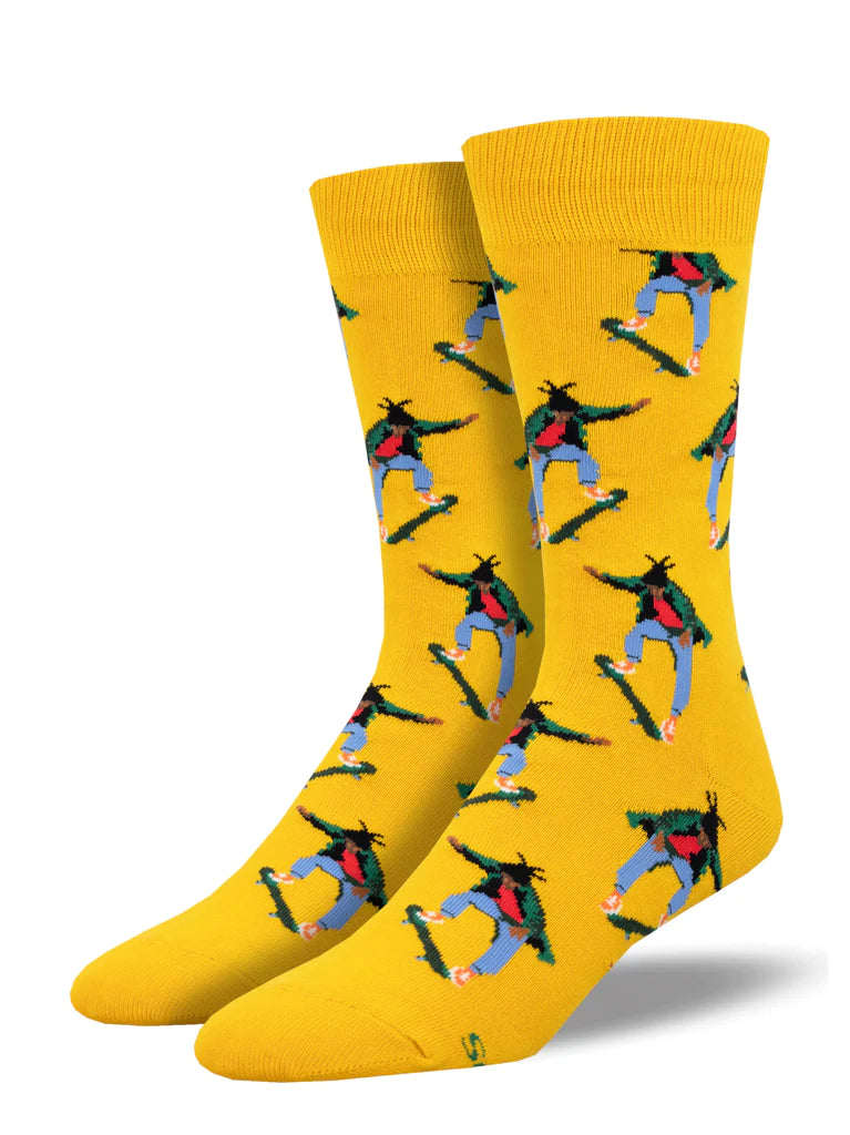 Skate Life Crew Socks | Men's - Knock Your Socks Off