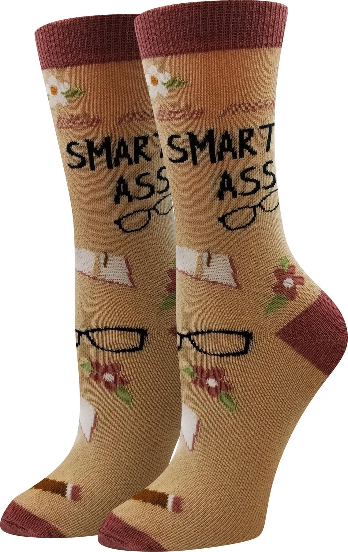 Smart Ass Crew Socks | Women's - Knock Your Socks Off