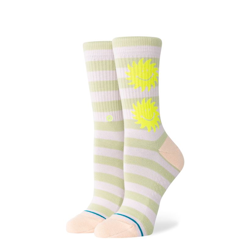 Smiley Crew Socks | Women's - Knock Your Socks Off