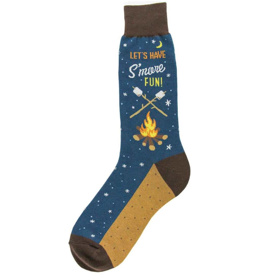 Smores Crew Socks | Men's - Knock Your Socks Off