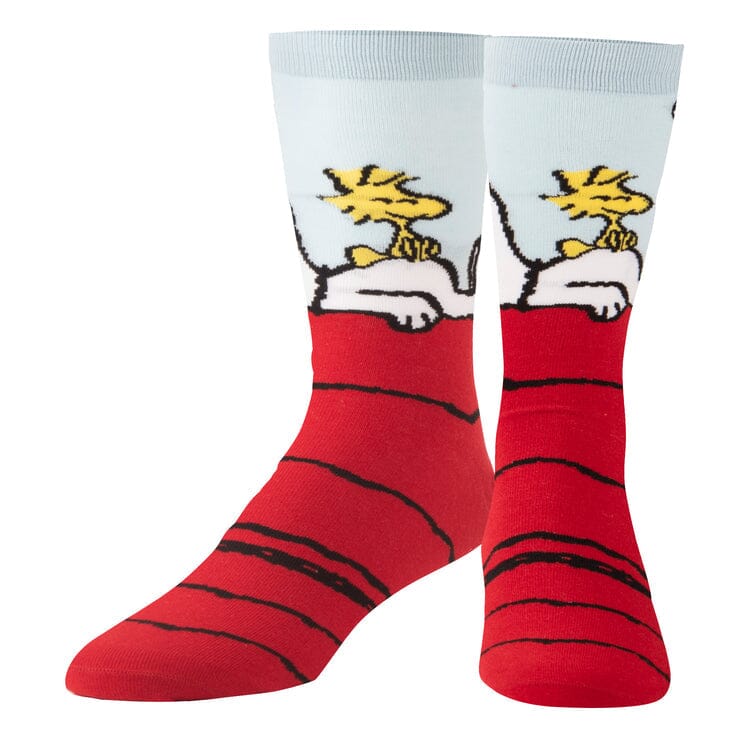 Snoopy & Woodstock Crew Socks | Men's - Knock Your Socks Off