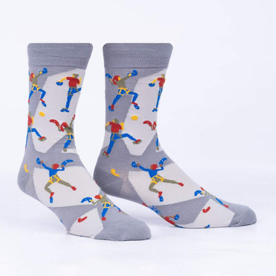 Sock Climbing Crew Socks | Men's - Knock Your Socks Off