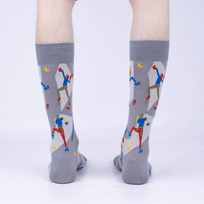 Sock Climbing Crew Socks | Men's - Knock Your Socks Off