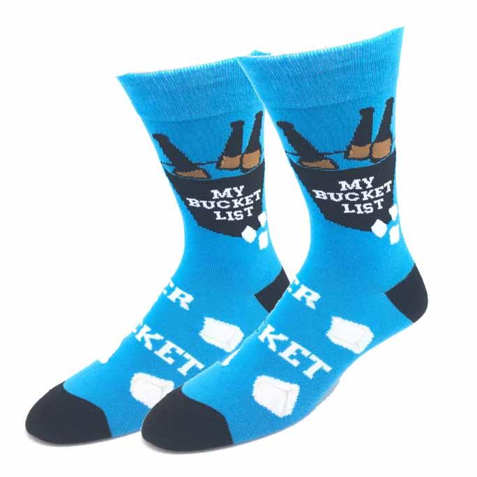 Sock Harbor - Bucket List Socks | Men's - Knock Your Socks Off
