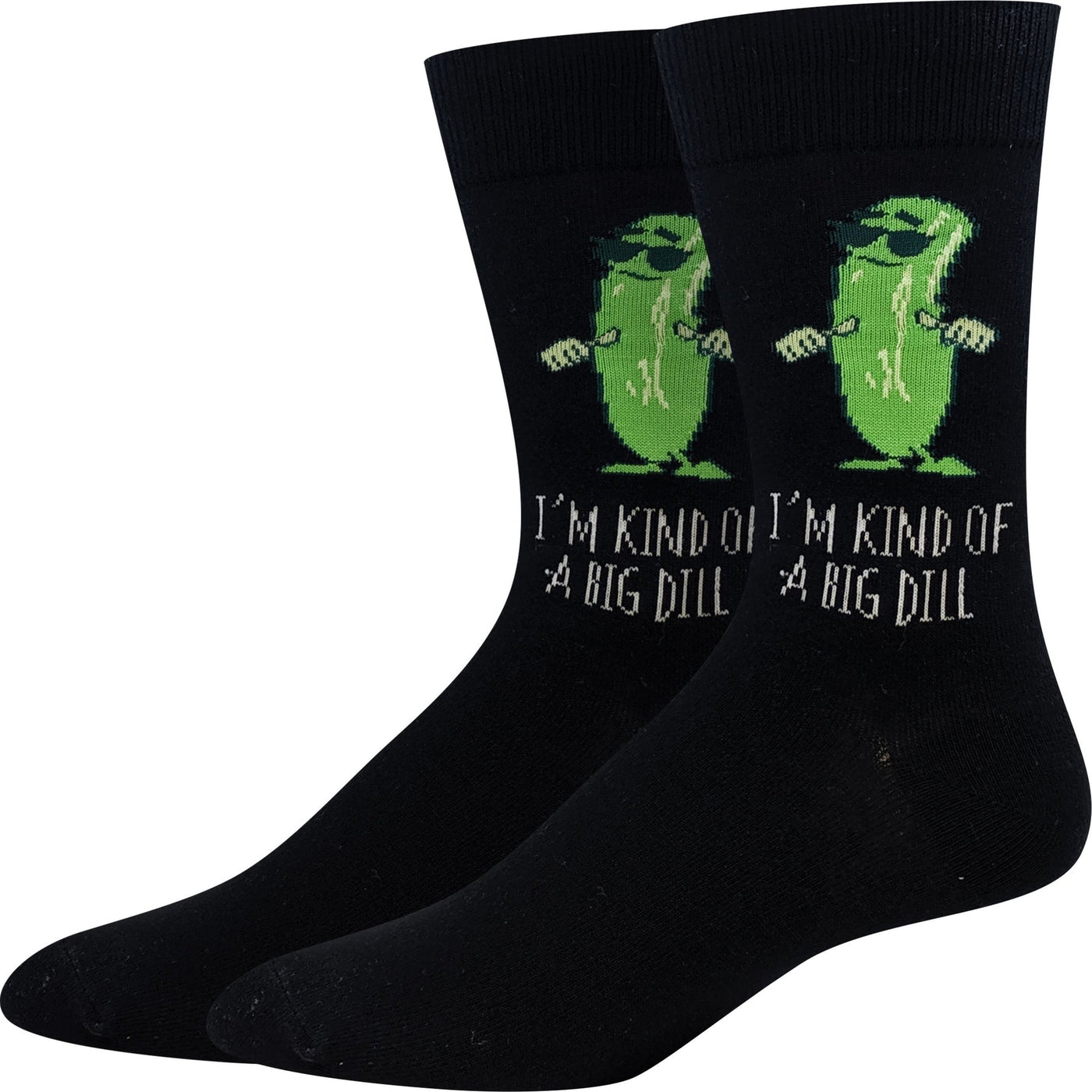 Sock Harbor - "Kind of a Big Dill" Pickle Socks | Men's - Knock Your Socks Off