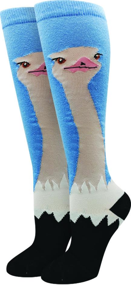 Sock Harbor - Ostrich Knee High Socks | Women's - Knock Your Socks Off